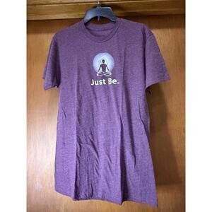 Men's Positive Thoughts Meditation tshirt, size Medium